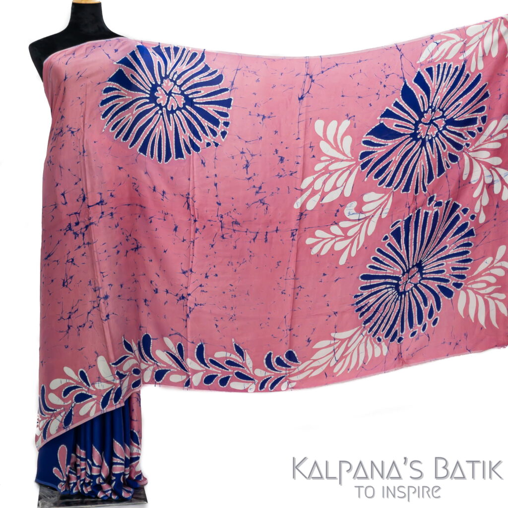 Silk Batik Saree 12.2