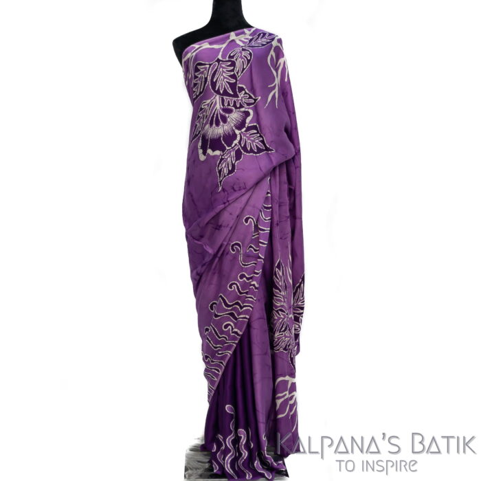 Silk Batik Saree SBS13 - Image 2