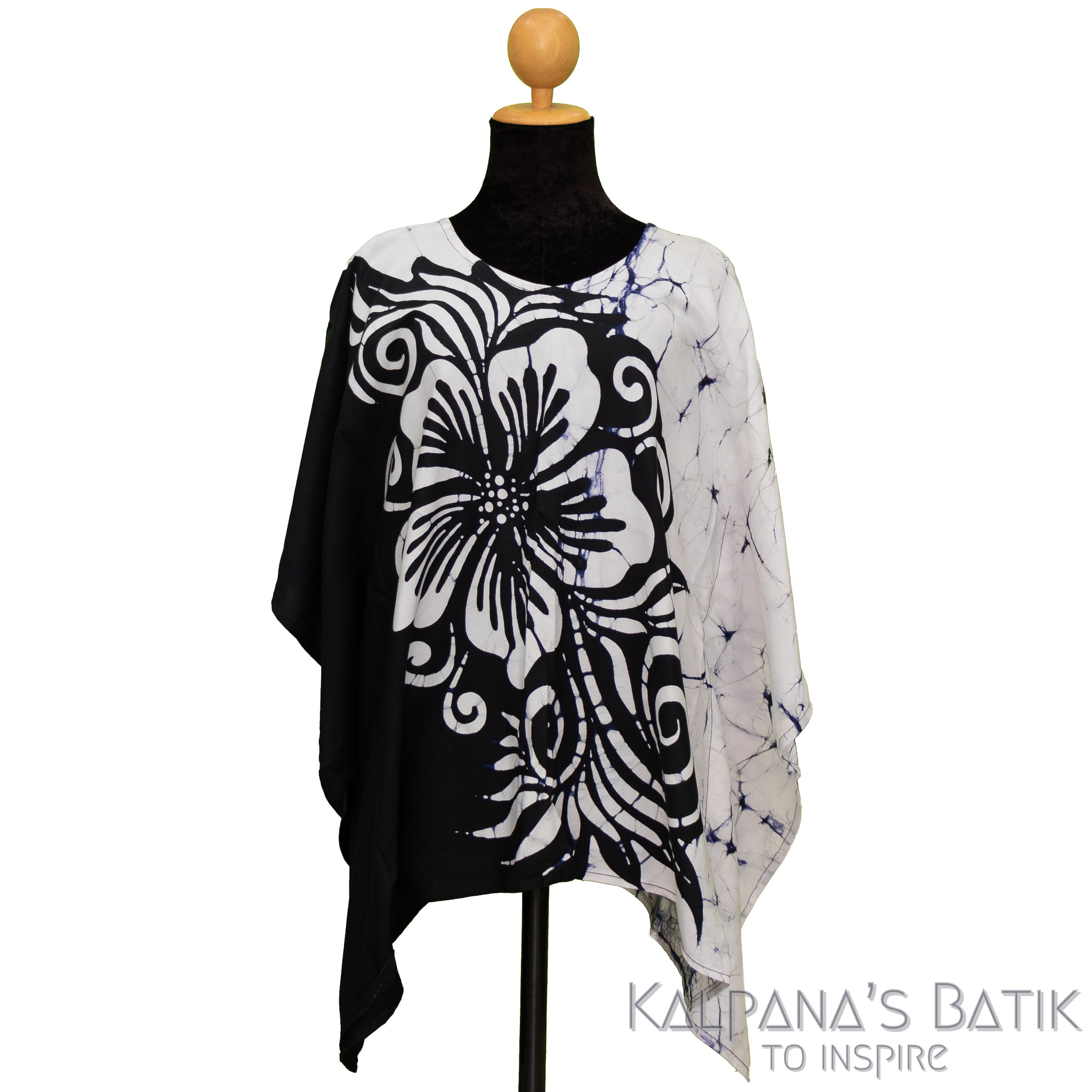 batik poncho blouse bpb 474.1