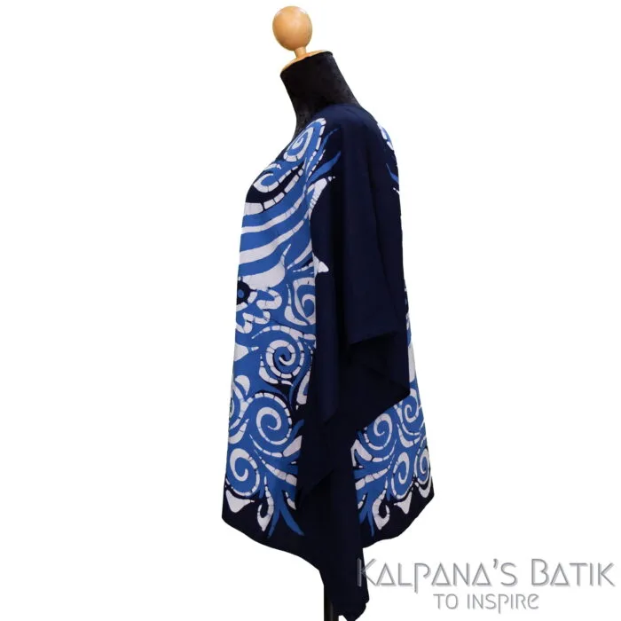 Batik Poncho Blouse BPB490 - Image 2