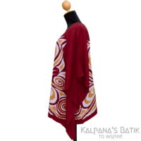 Batik Poncho Blouse BPB491 - Image 2