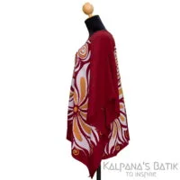 Batik Poncho Blouse BPB493 - Image 2
