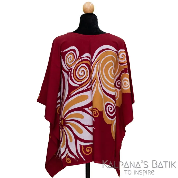Batik Poncho Blouse BPB493 - Image 3