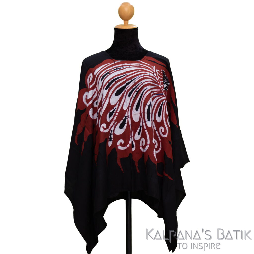 batik poncho blouse bpb 495.1