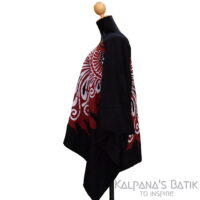 Batik Poncho Blouse BPB495 - Image 2