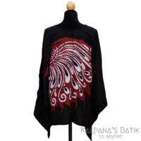 Batik Poncho Blouse BPB495 - Image 3