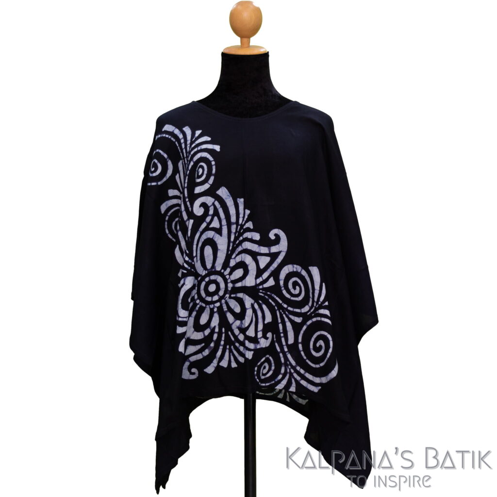 batik poncho blouse bpb 498.1