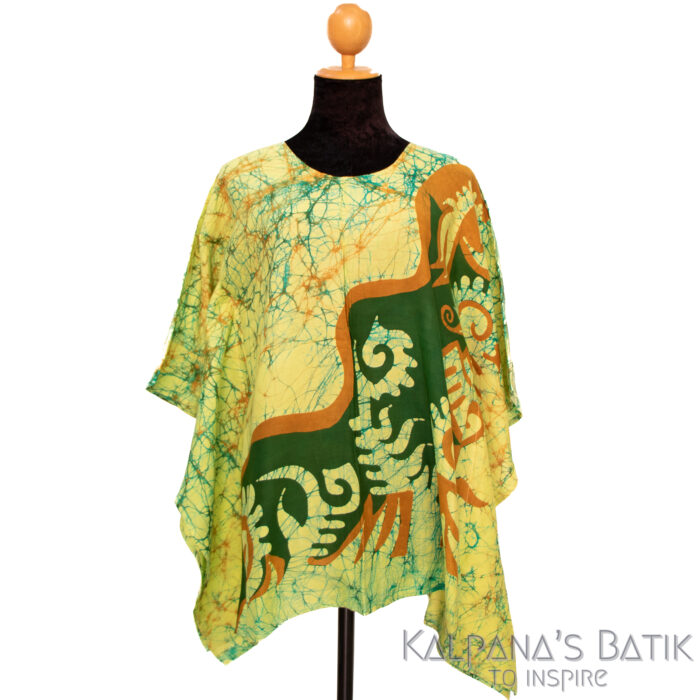 batik poncho blouse bpb 501.1