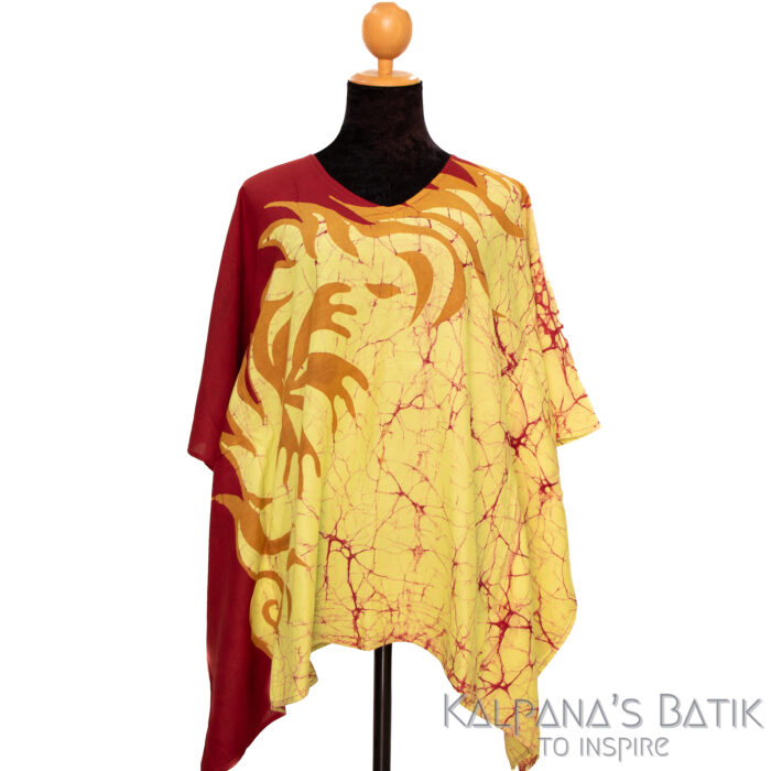 batik poncho blouse bpb 504.1