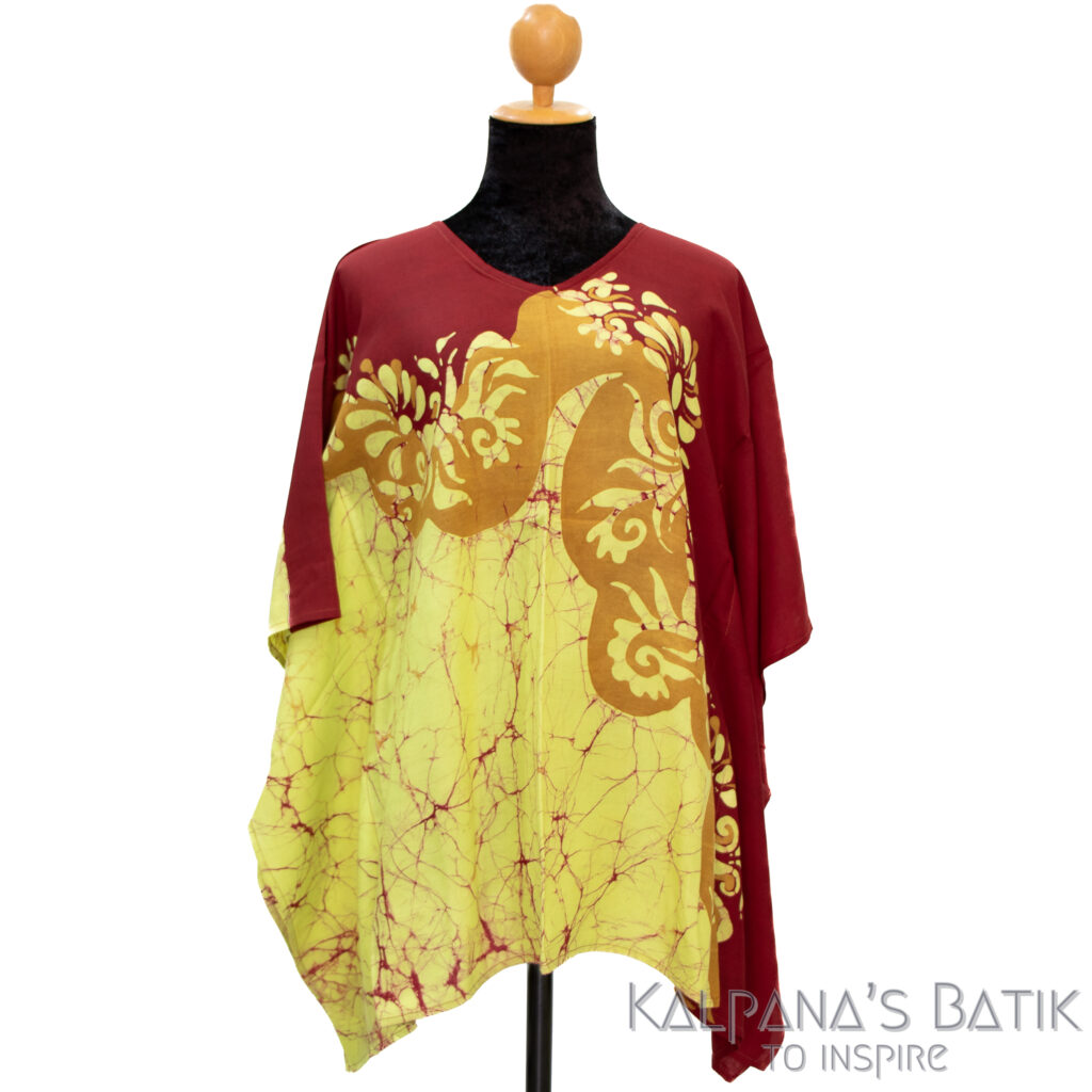 batik poncho blouse bpb 506.1