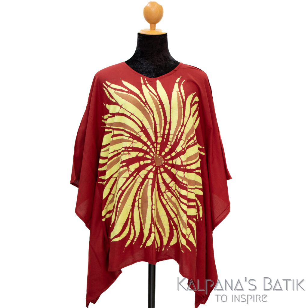 batik poncho blouse bpb 510.1