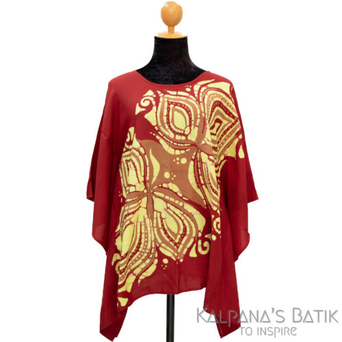 batik poncho blouse bpb 512.1