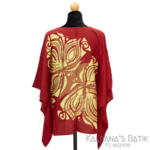 batik poncho blouse bpb 512.2