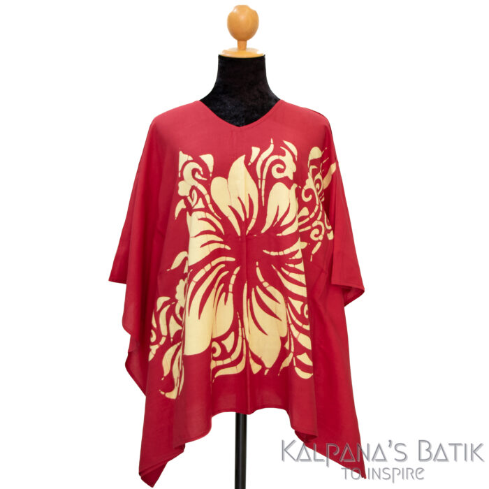 batik poncho blouse bpb 513.1