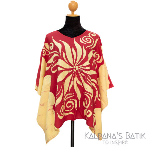 batik poncho blouse bpb 514.1