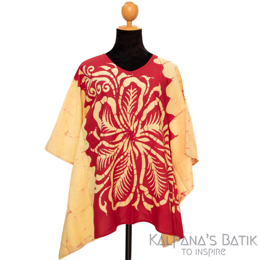 batik poncho blouse bpb 515.1