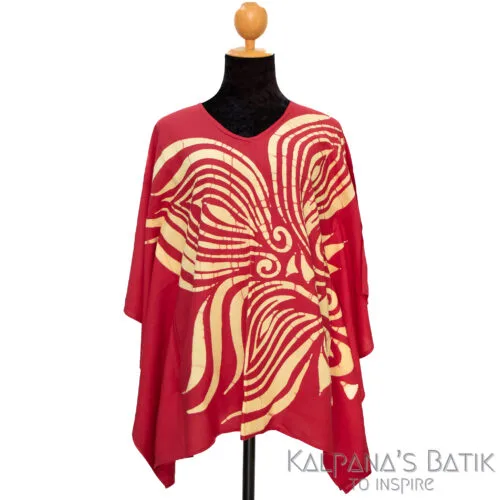 batik poncho blouse bpb 516.1