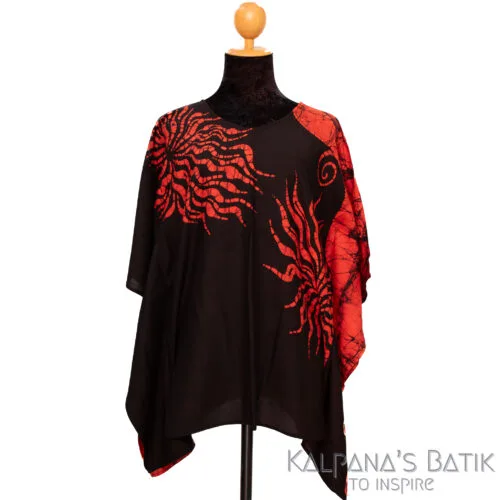 batik poncho blouse bpb 517.1