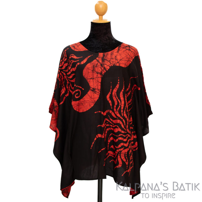 batik poncho blouse bpb 518.1