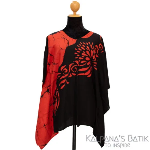 batik poncho blouse bpb 519.1