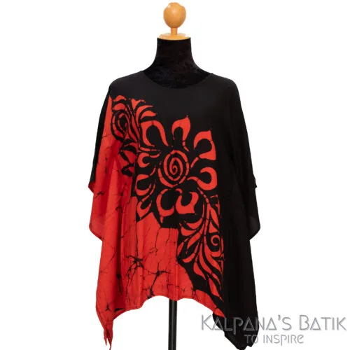 batik poncho blouse bpb 520.1