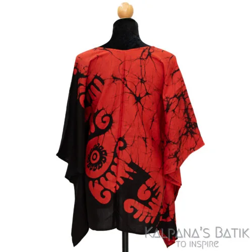 batik poncho blouse bpb 521.2