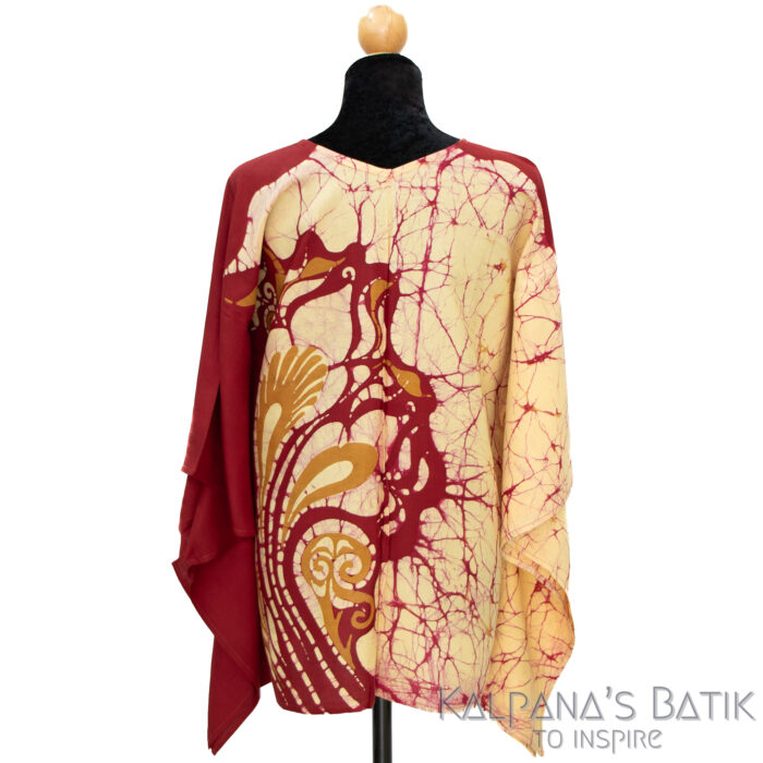 batik poncho blouse bpb 523.2