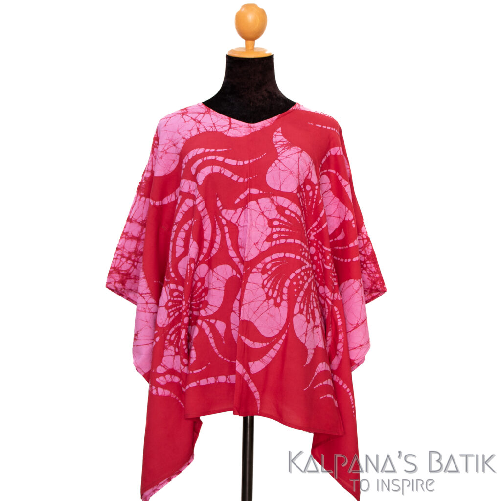 batik poncho blouse bpb 527.1