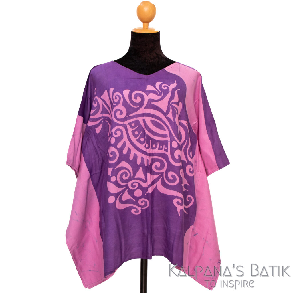 batik poncho blouse bpb 528.1