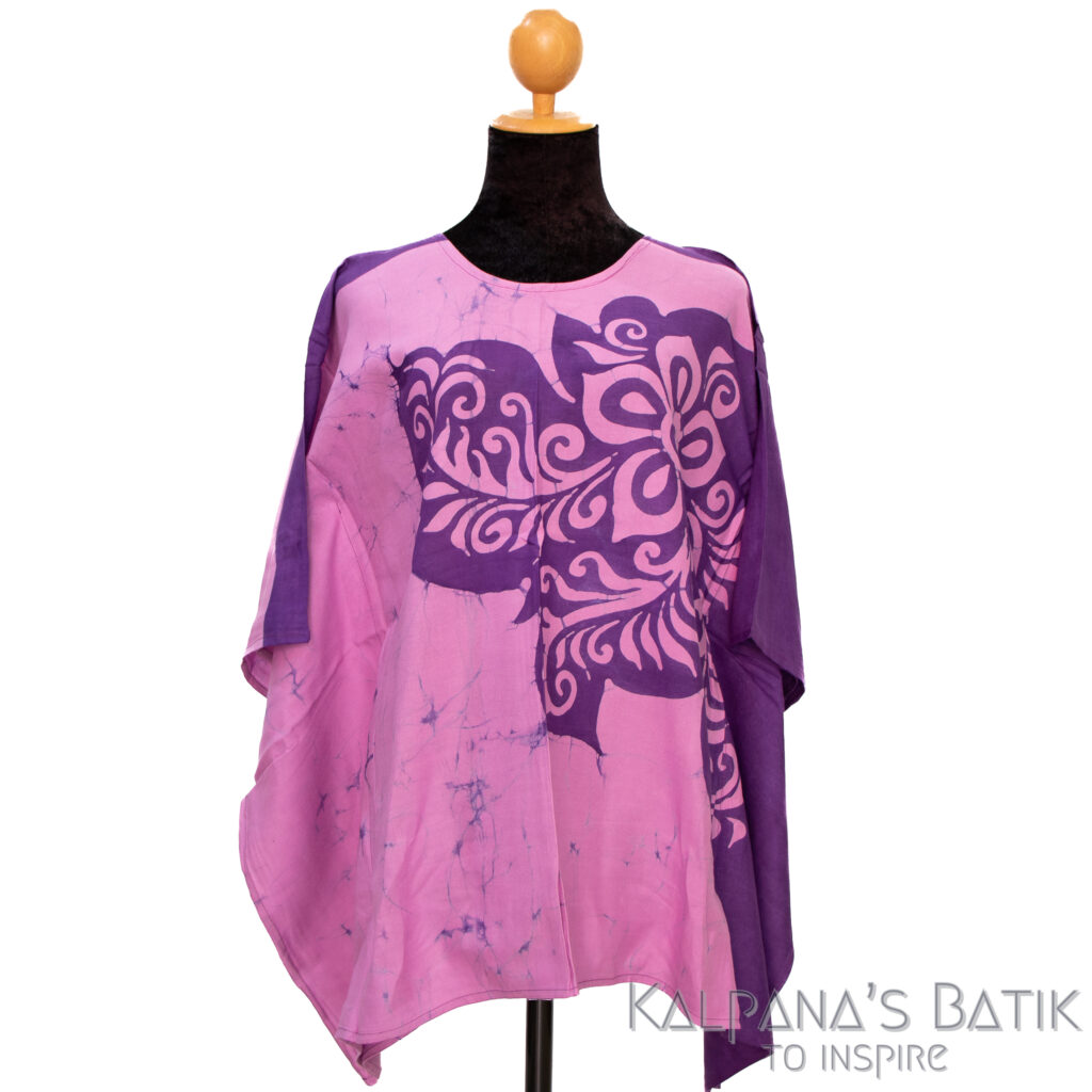 batik poncho blouse bpb 530.1