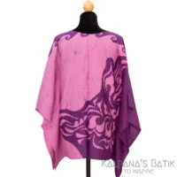 Batik Poncho Blouse BPB531 - Image 2