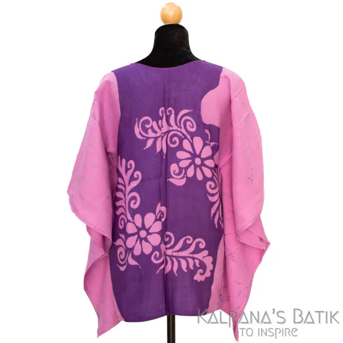 Batik Poncho Blouse BPB532 - Image 2