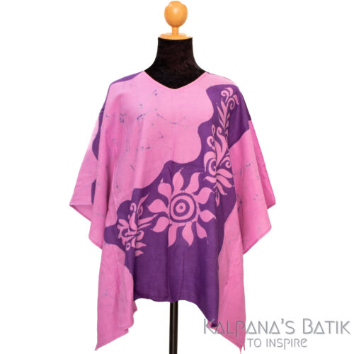 batik poncho blouse bpb 533.1