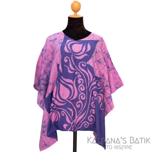 batik poncho blouse bpb 535.1