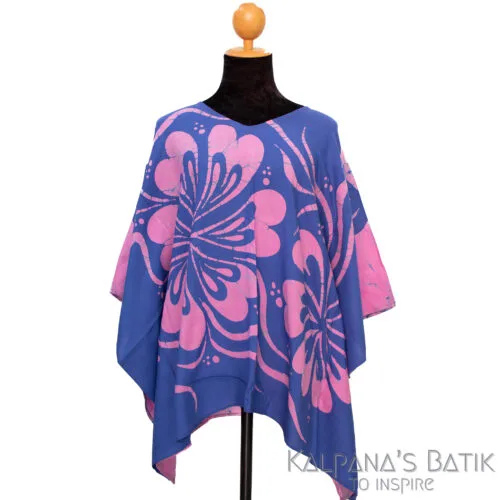 batik poncho blouse bpb 537.1