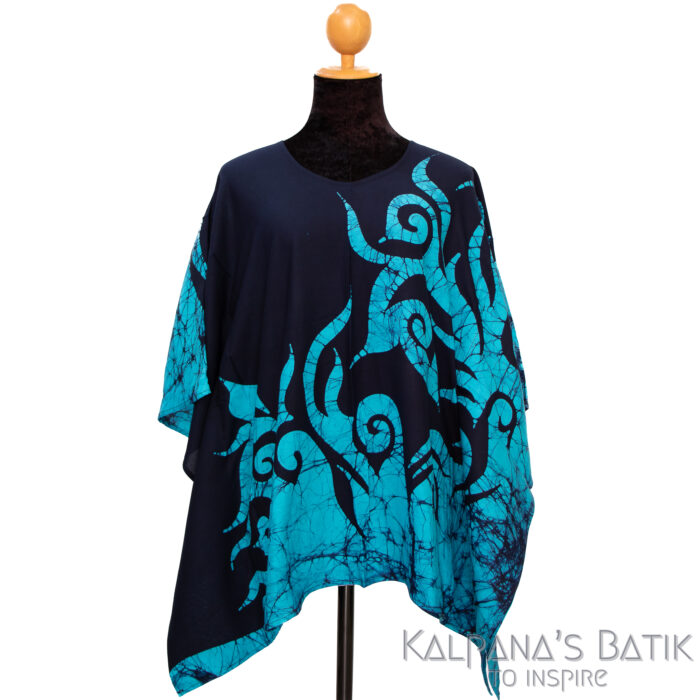 batik poncho blouse bpb 539.1