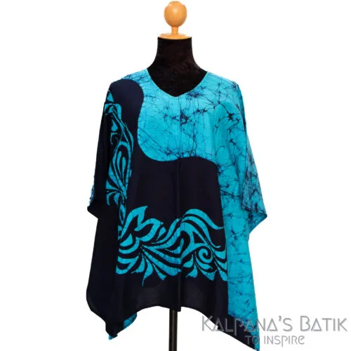 batik poncho blouse bpb 541.1