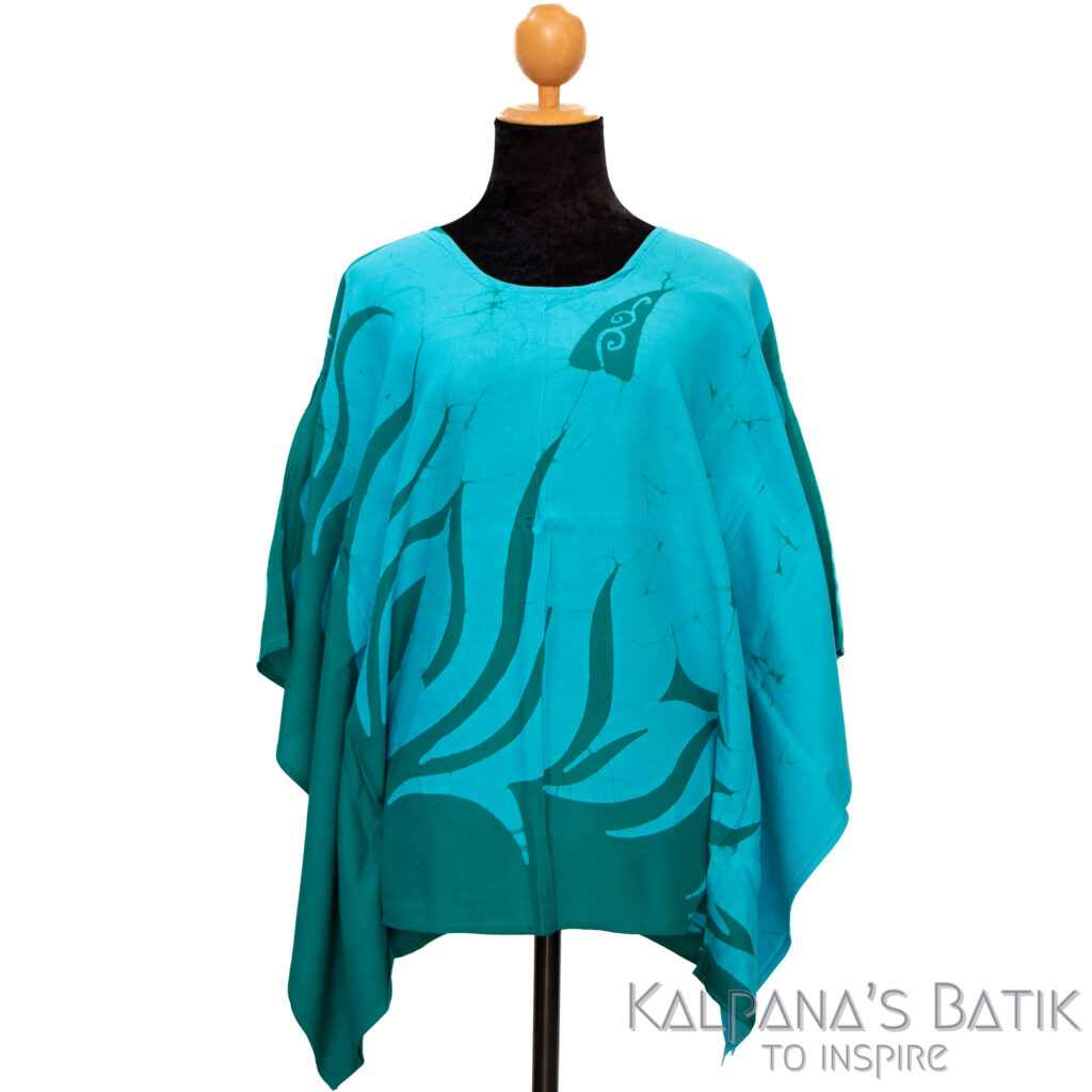 batik poncho blouse bpb 543.1