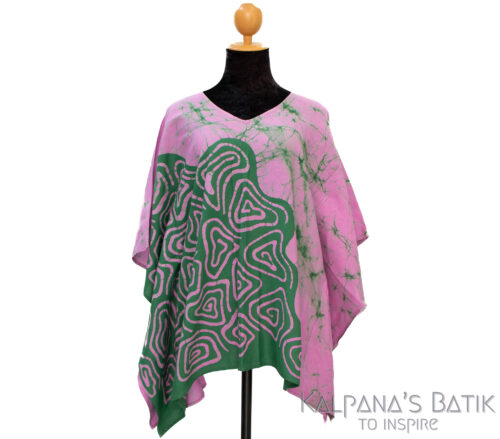 batik poncho blouse bpb 558.1