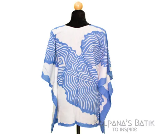 batik poncho blouse bpb 559.2