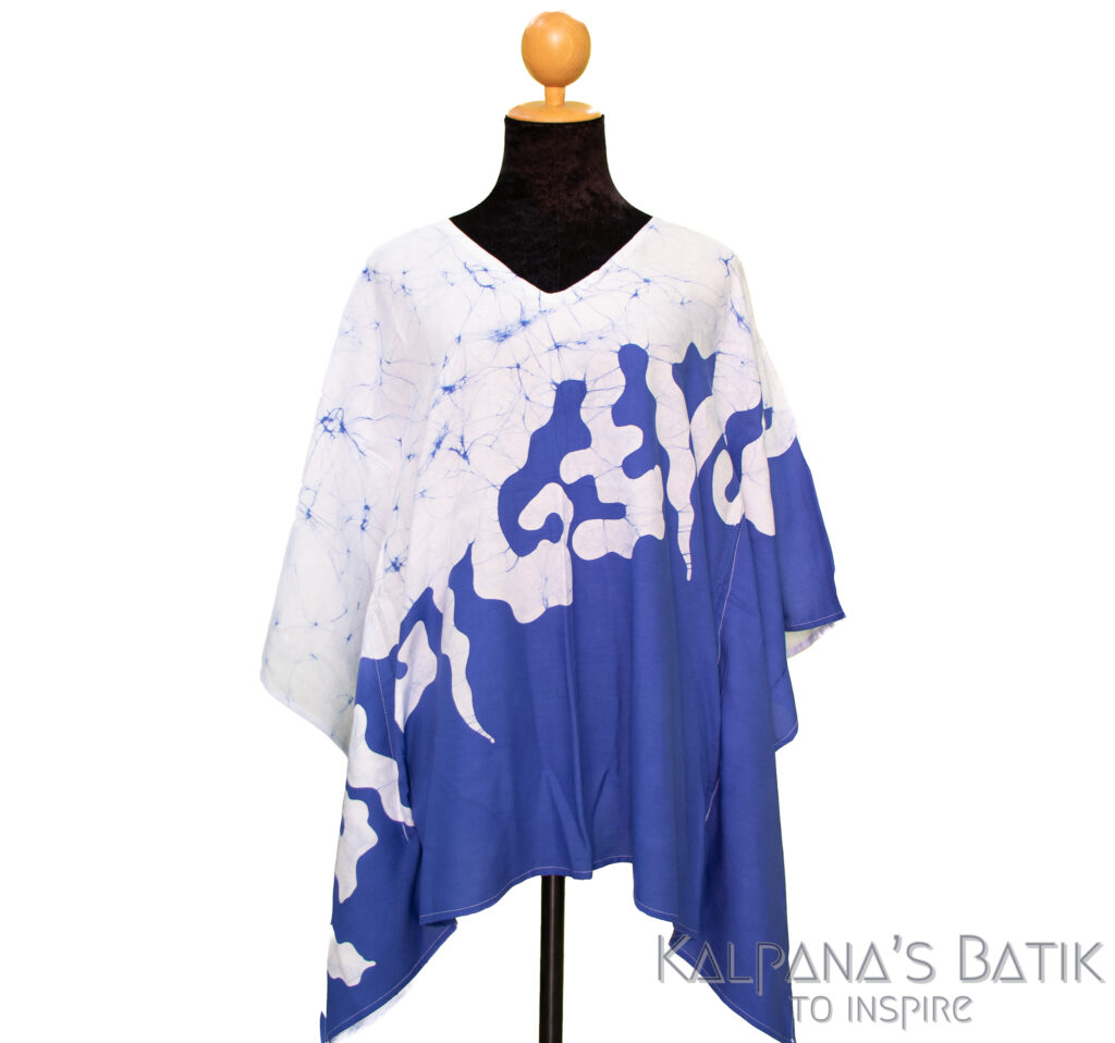 batik poncho blouse bpb 560.1